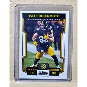 Pat Freiermuth 2023 Panini NFL #220 Score Football Card Pittsburgh Steelers